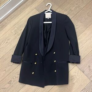 Zara blazer with gold button detail size XS